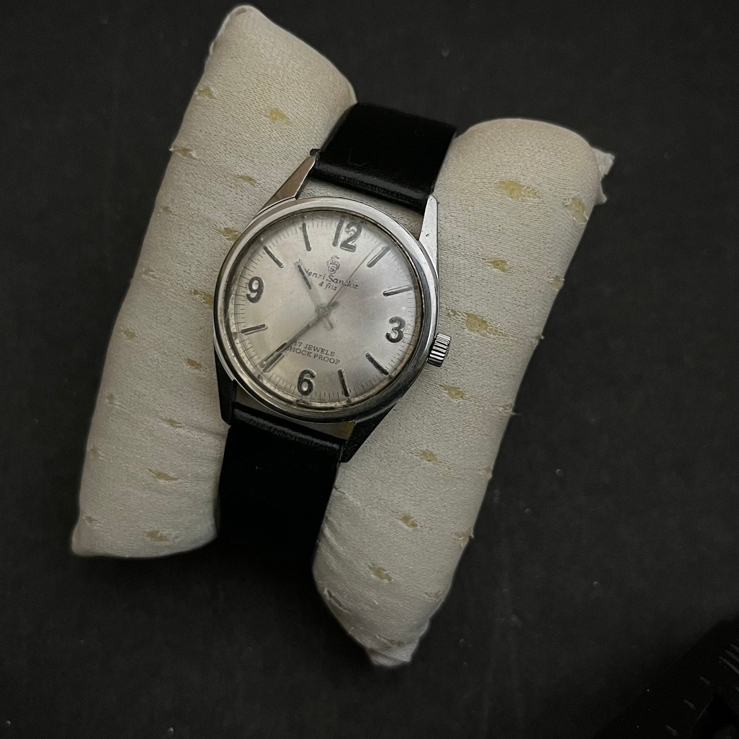 Pre-Owned Henri Sandoz Watch - Manual Winding with 17 Jewels Movement